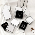 Custom Printed Luxury Cardboard Paper Box Earring Necklace Watch Jewelry Packaging Paper Gift Boxes
