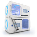 WE Brand Modern Space Pod Bed Design Futuristic Sleeping Capsule for Adults Compact Bedroom Furniture for Hotels MegaBDM