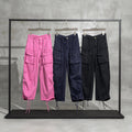 High-quality Thick Cotton Custom Street Swear Many Pockets Women's Trousers Cargo Pants