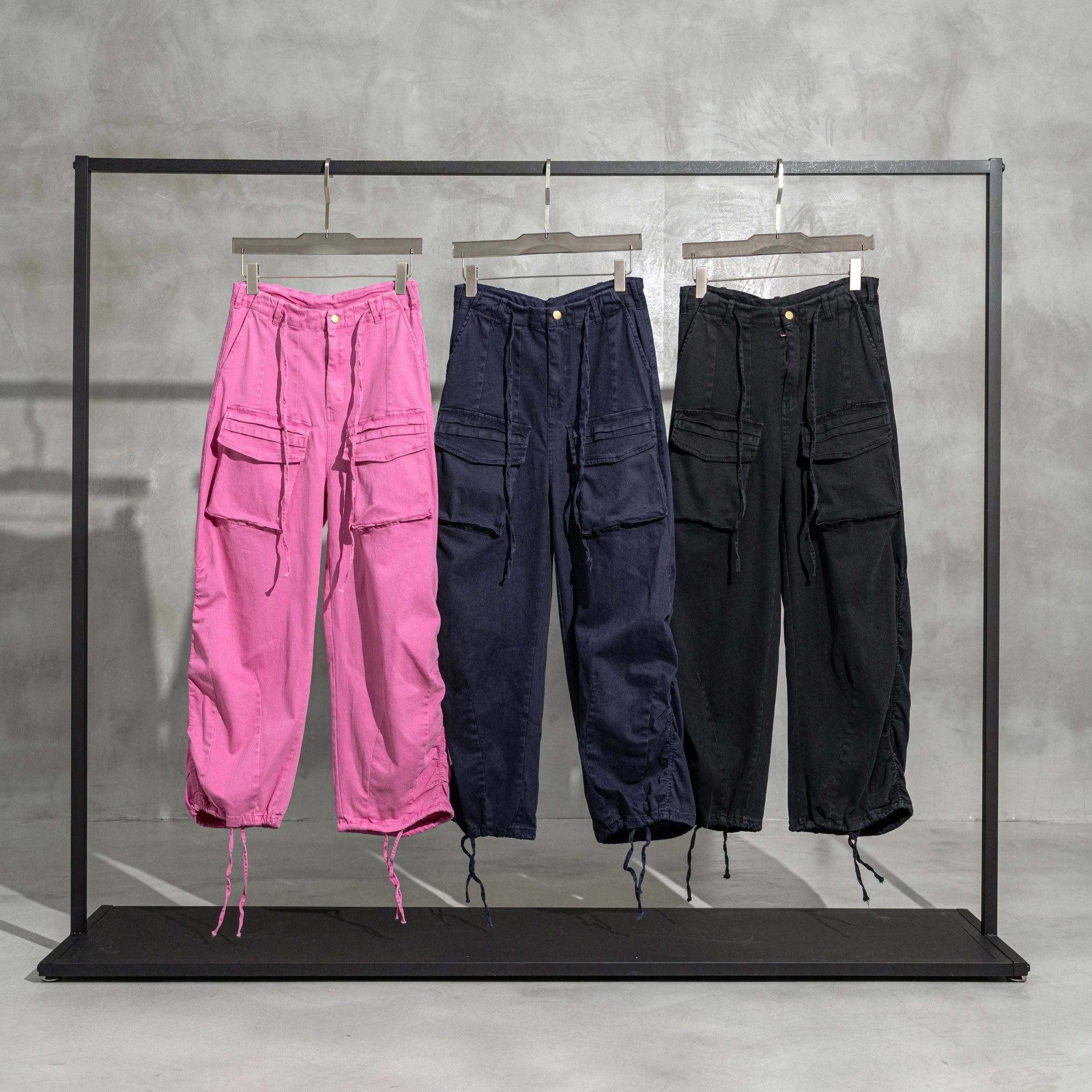 High-quality Thick Cotton Custom Street Swear Many Pockets Women's Trousers Cargo Pants