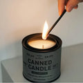 New Design Tin Candle Private Label 6 oz 8 oz Round Metal Fragrance Soy Wax Candle Jars in Bulk