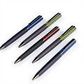 Professional Design New Luxury Metal Office Ball Point Pen Black Business Customised Pen Classic Ballpoint Pens