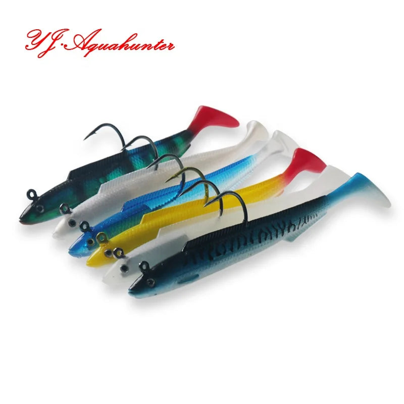 15cm 30g Lead Fishing Lure Tackle Pesca Accessories Soft Plastic  Fishing Lure with Jighead