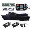 German Warehouse JABO2AG 20A*2 Two Li Batteries Auto Return Lures Baiting Autopilot Plastic Hull Gps Fishing Bait Boat Jabo 2 2a