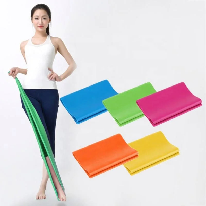 Fitness Equipment Elastic Exercise Resistance Bands Gym Yoga Pilates Bodybuilding Tools Workout Pull Stretch Band Sports Opp Bag