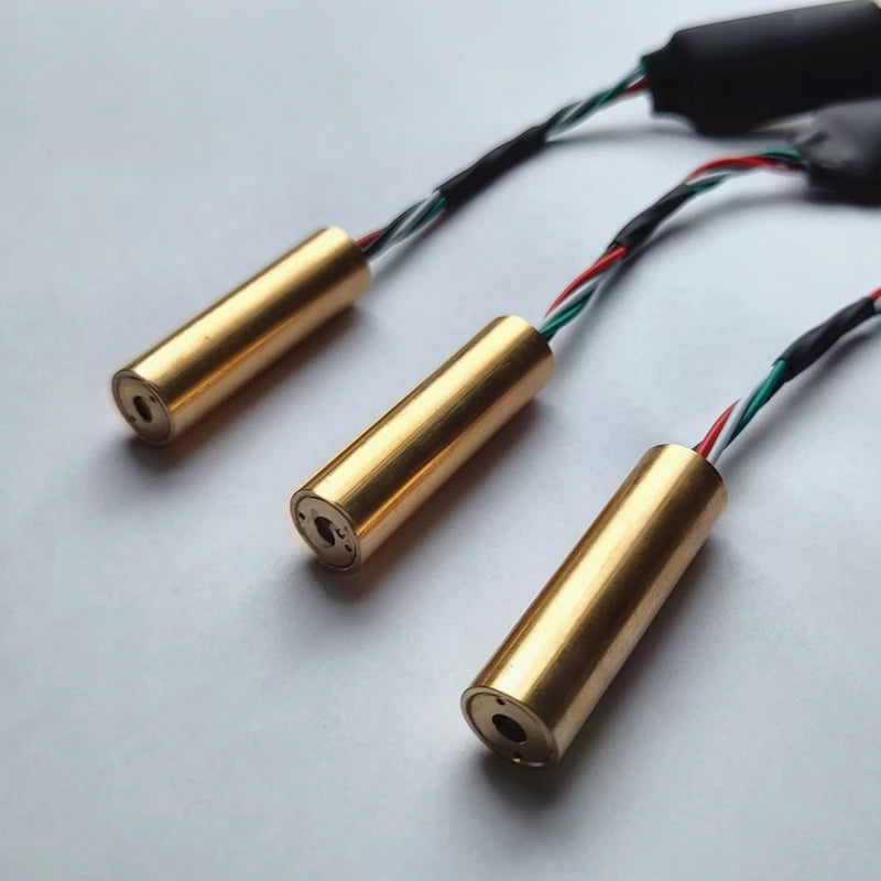 Lasence New 4-5mW CW Industrial Green 532nm Laser Module High Stability 1.7mrad Beam Divergence Wide Temperature Range 1 Year