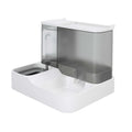 Cat Food Bowl Pet Automatic Feeder Water Dispenser Dog Cat Food Container Drinking Raised Stand Dish Double Bowl