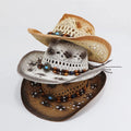 Summer Beach Men Women Western Cowboy Cowgirl Fashion Vintage Brim Sun Protection Hats