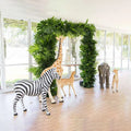 Window Display Props Life Size Jungle Safari Wild Animals Giraffe Elephant zebra Statue Sculpture for Sale