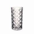 Rhombus Texture Glass Water Cup Beverage Cup for bar Restaurant glassware