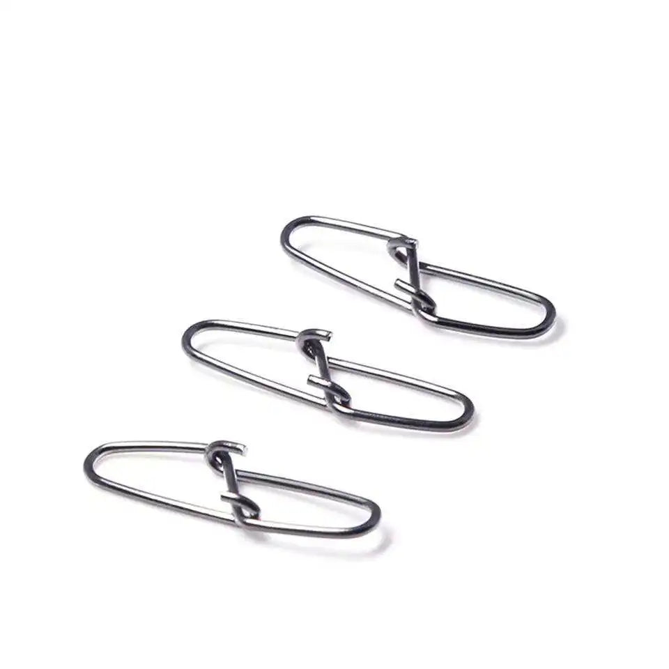 P-Line Cross Lock Snaps Essential Swivels & Snaps Accessories for Fishing