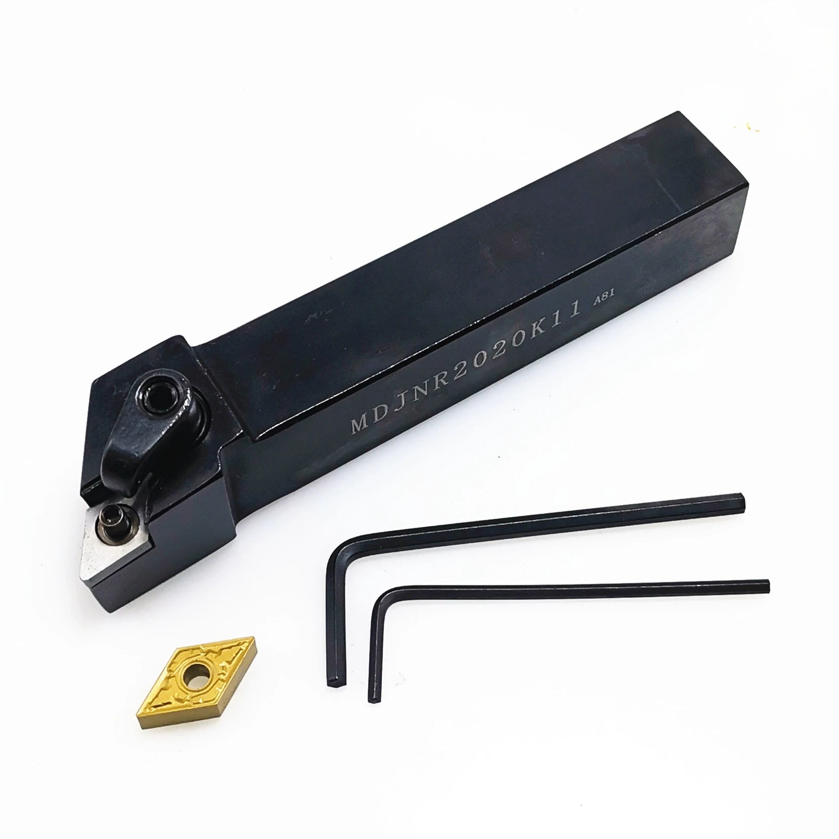 93 Degree CNC Lathe Machine Turning Tool MDJNR/L 2525M15 External Turning Tool Holder for DNMG15 Insert 40Cr Material HRC42-60