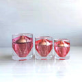15g 30g 50g Luxury Acrylic Diamond Shape Packaging Plastic Empty Cosmetic Lotion Bottle Round Double Wall Luxury Skin Care Jar