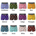 Hot Selling Print on Demand Men's Loose Home Casual Shorts Underwear Clothing Soft Custom Logo  Briefs for Men