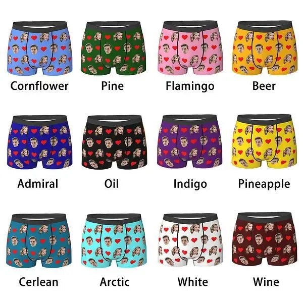 Hot Selling Print on Demand Men's Loose Home Casual Shorts Underwear Clothing Soft Custom Logo  Briefs for Men