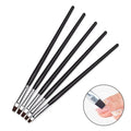 Nail Art Brush Flat Pen Painting Tips Builder Acrylic UV Gel Polish Extension Design Sculpture Manicure Tools Accessories