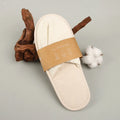 Eco-friendly Biodegradable Disposable  Hotel Spa Travel Bamboo Fiber Cotton Straw Sole Indoor Slipper