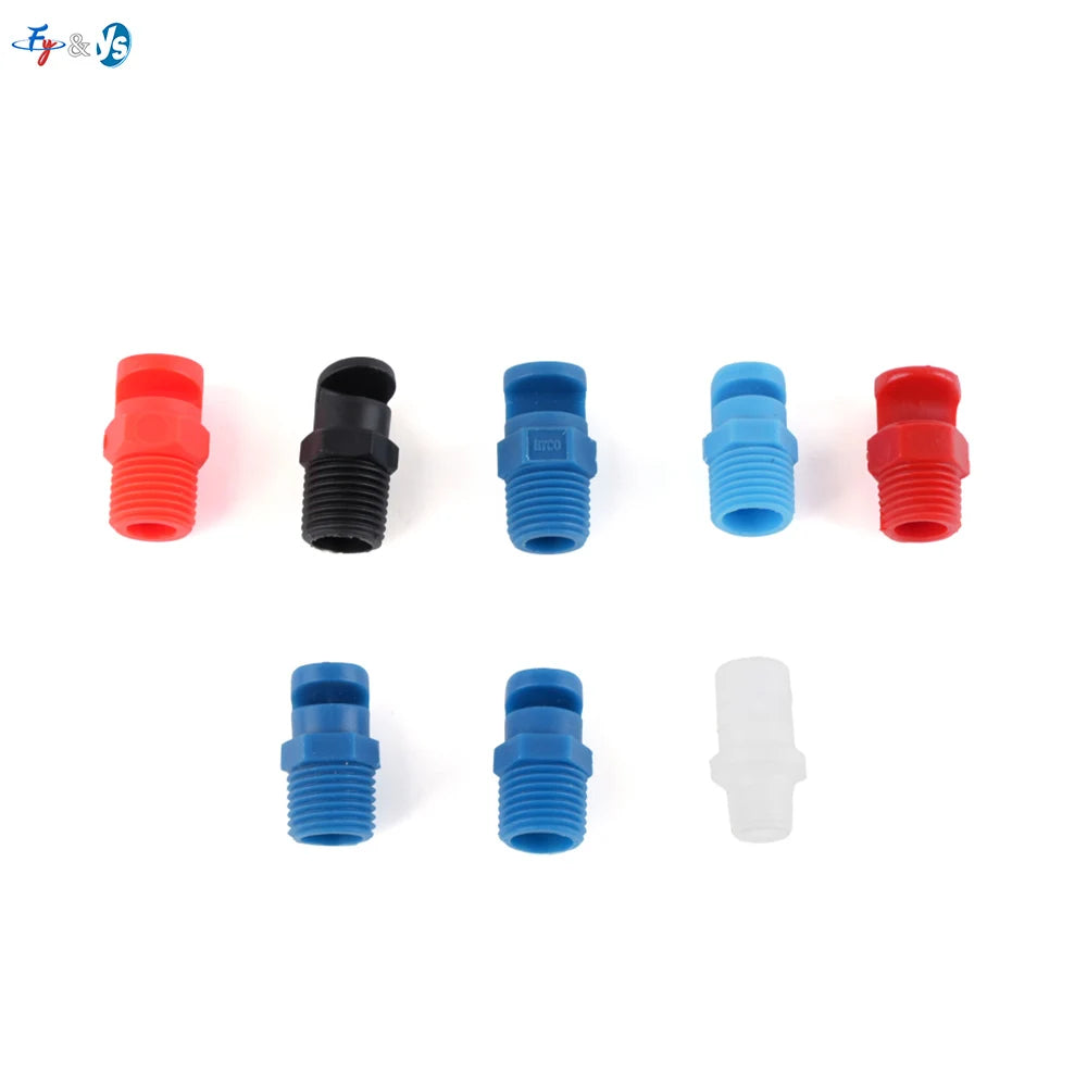PP Wide-Angle Flat Fan Nozzle 120Â° Spray Nozzle for Industrial Cleaning Agricultural Watering Bulk Irrigation