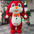 Easter Bunny for Adult Anime Cosplay Customize Mascot Carnival Costumes Animal Inflatable Rabbit Mascot Costume