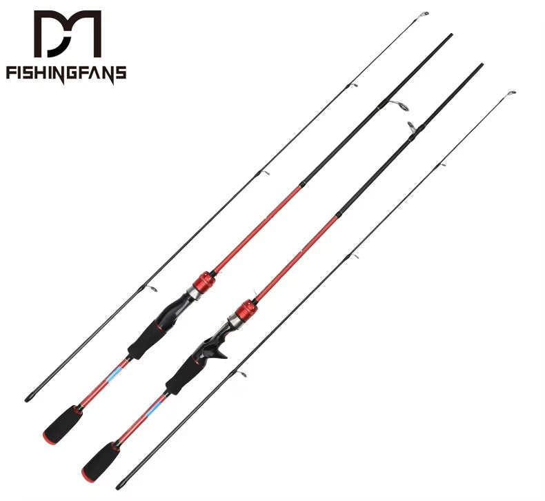 FISHINGFANS Carbon Fiber Sea Ultralight Bass Ugly Stick Fishing Blank Penn Spinning Casting Rods for Lake & Stream