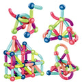 64pcs New Children's Educational Toys Buildings Creative Magnetic Stick Toys Children's Construction Toys