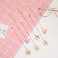 Simple Metal Bookmark Pendant Creative Student Stationery Book  Cherry Accessories Bookmark