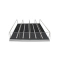 Light Duty Double-Sided Gravity Roller Supermarket Rack for Convenience Store Cooler Shelf Drinks Liquor Display Customizable