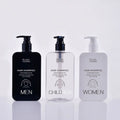 Cosmetics Packaging White Black 200ml 300ml 400ml PETG Nordic Style square Lotion Bottles with Pump for Lotion Shampoo