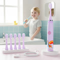 OEM Smart Sonic Portable Kid Electric Toothbrush Children Toothbrush Heads Type-C Rechargeable 6pcs Soft Bristles Brush Heads