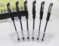 Coffee Color Storage Office Stationery Desktop Clear Acrylic Organizer Exhibition Shop Showroom Display Sample Pen Holder MegaBDM