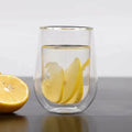 Best Selling Double Glass Insulated Espresso Glass Double Wall Coffee Cup with Handle