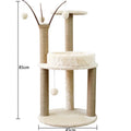Small Cat Tree Furniture Multi-Level Comprehensive Activity Cat Tower Post Hammock Condo Tunnel Basket Made Pet Plush Material