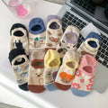 Wholesale Korean Cute Cartoon Boat Socks Summer Novelty Invisible No Show Socks for Women