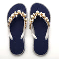 Women's Lightweight Flip-Flops Slippers Rhinestone Straps Cushioned Flat Outdoor Hot Summer Sales Anti-Slippery Slippers Spring