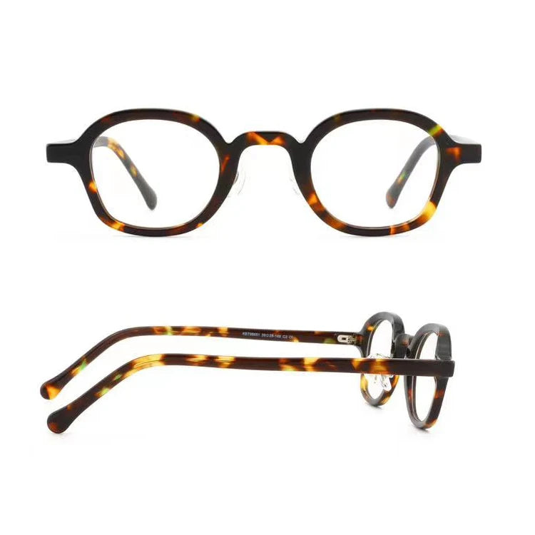 Small Size Acetate Optical Frame Manufacturers Metal Bridge Hinge Eyeglasses 2023