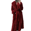 1 Piece Clothing Ship Plus Size Winter Jacket Fashion Ladies Faux Fur Long Coat