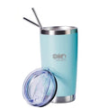 GV037 Eco Drinkware Custom 380ml 500ml Reusable Double Wall Stainless Steel Vacuum Tumbler Mug Coffee Travel Mugs with Straw