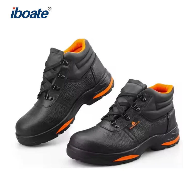 Waterproof Anti-Smash Anti-Puncture Anti-Static Steel Toes Leather Anti-Slip SIMBA S3 Safety Shoes