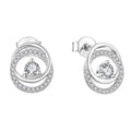 YH Jewelry 2026 Fashion Jewelry Lovely Sterling Silver 925 Round Earrings Moissanite 3.5MM Shiny Jewelry Wedding