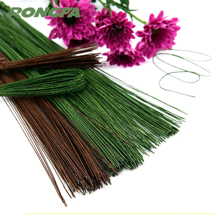 18 Gauge to 30 Gauge of Paper Covered Floral Wire Stems Flower Making Wire Artificial Flower Wire Stems
