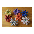2022 Newest Multiple Colors Printed Hair Pick Flower Eva Foma Tiare  Hair Flower for Decoration Fiji Malaysia Back to School