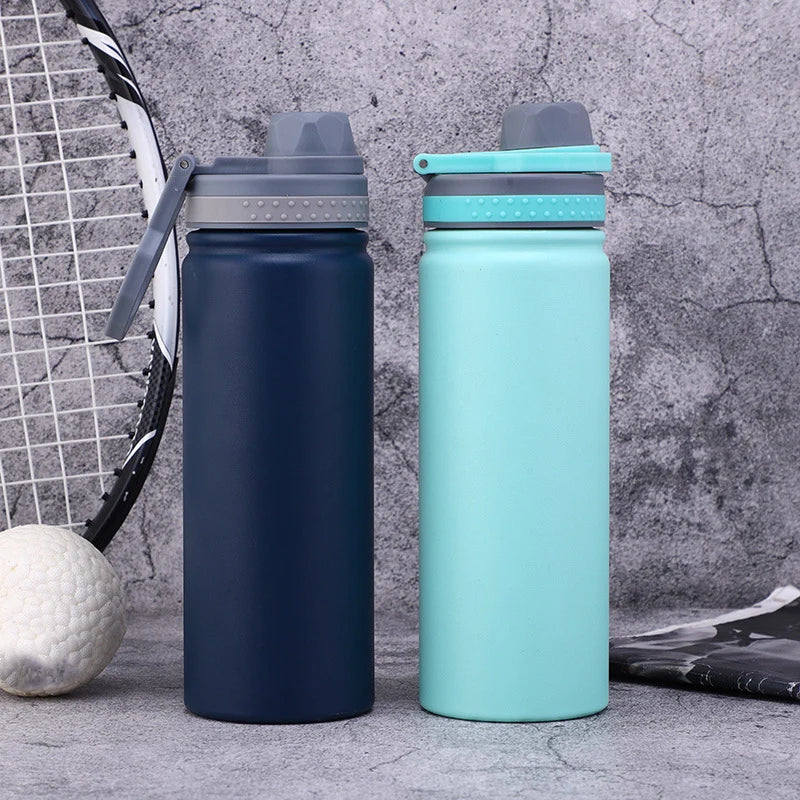 Food Grade Leakproof Double Walled 500ml Thermos Bottle Flask Bottle Insulated Stainless Steel Vacuum Thermos Flasks With Lid