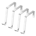 Manufacturer Supply Price Z-Shaped 8cm Metal Door Hanger Hook Sturdy and Durable Over the Door Hook