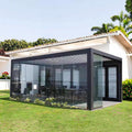 Aluminum Louvered Pergola with Flip Blades Low-Maintenance & Fast Delivery for Outdoor Garden Use