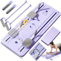 Commercial Home Foldable Pilates Board Multifunctional Reformer Abdominal Core Trainer A_B Roller Wheels Workout Exercise