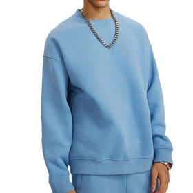 2023 Winter Plain Color Sweater Crew Neck 345 Gsm Sweatshirt 345gsm Pull Over Hoodie Fleece Cotton