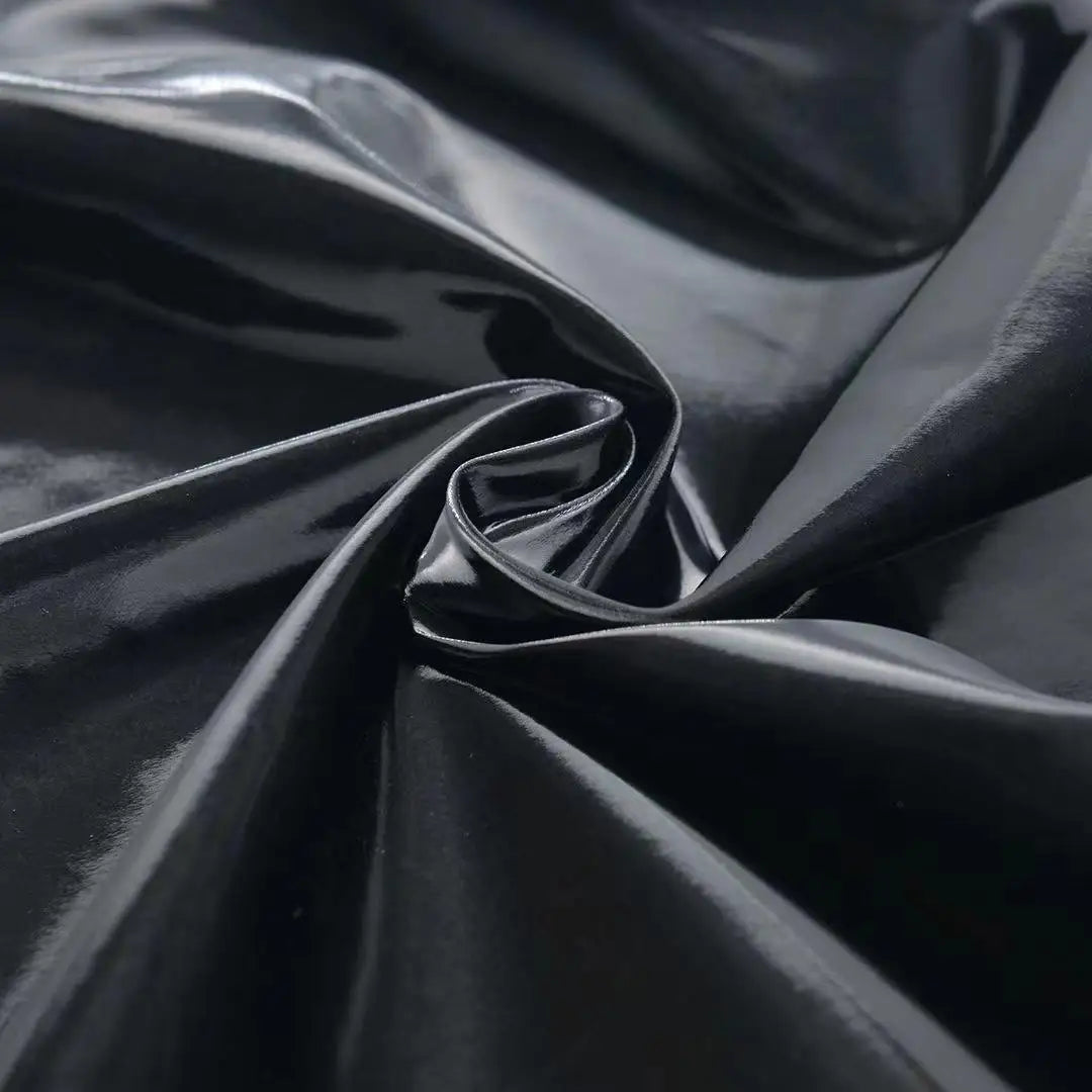 China 50D Plain Satin 100% Polyester Customized Textile Fabric for Garments Thick Lining for Party Dress Tshirt Release Paper