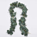 EM03391 Hot Sale New Popular Eucalyptus Vines Wedding Decoration Artificial Silk Greenery Eucalyptus Garland