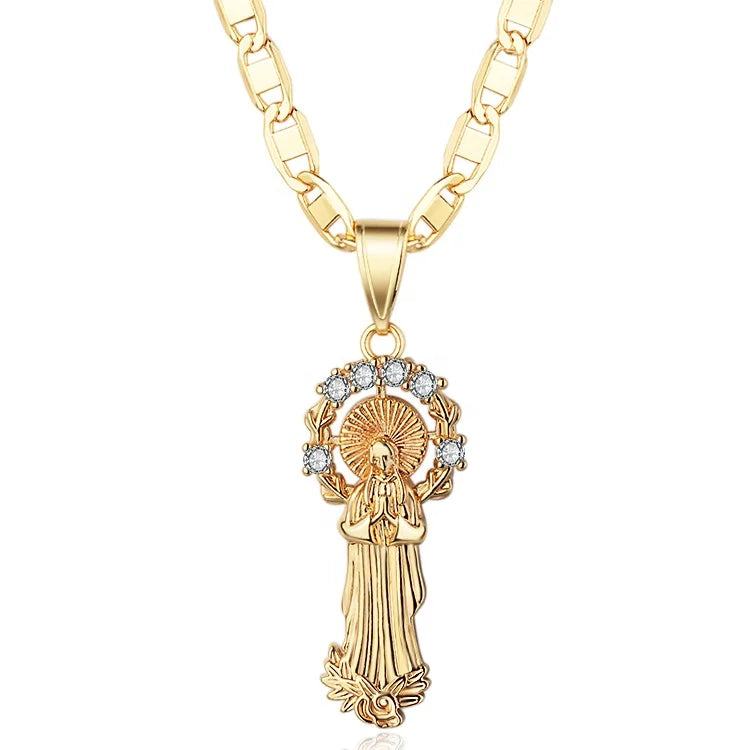 Bisuterias 18K Laminated Gold Wholesale Oro Bijouterie 2019 18K Gold Hot Sale USA Style Hiphop Pendent 18K Gold Plated Pendant