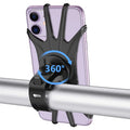 IRONDONEKY 360 Degree Rotation Adjustable Bicycle Motorcycle Phone Mount Automatic Bike Phone Holder Stand